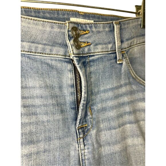 Hudson Women’s 31 Jeans Collin Midrise Bootcut Medium Wash Stretch Crop Denim - Picture 4 of 9